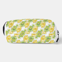 Patrón floral lima amarillo negro