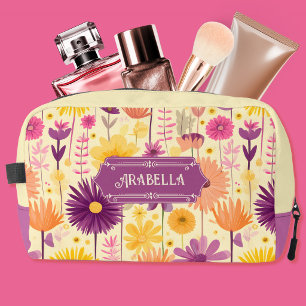 Neceser Patrón floral moderno en cascada Arabella