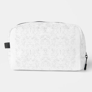 Neceser Patrón floral monocromo – Arte elegante sin costur
