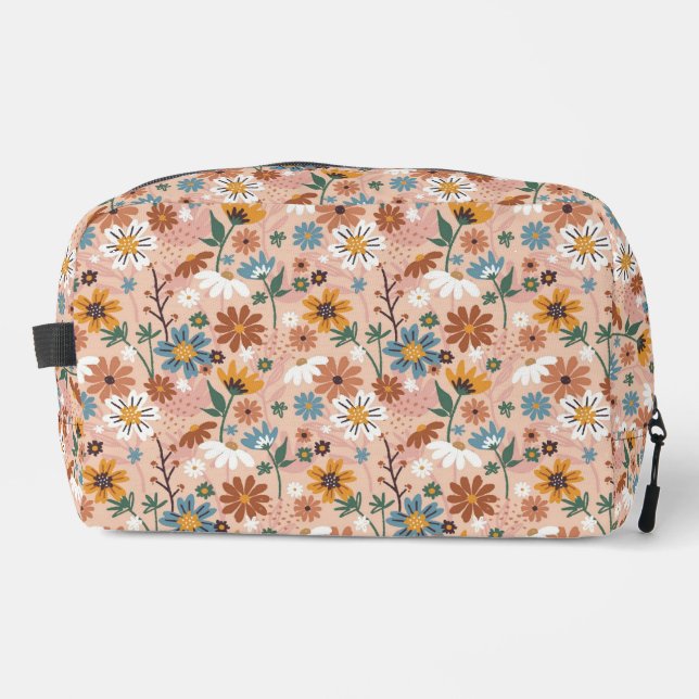Neceser Patrón floral pintado a mano-23136 (Anverso)