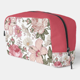 Neceser Patrón floral vintage con rosas