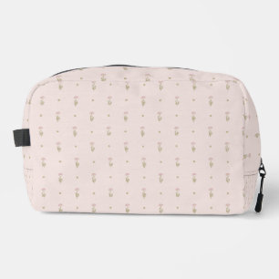 Neceser Patrón minimalista de flores silvestres con puntos