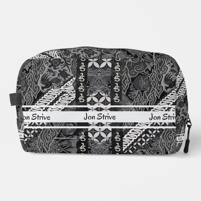 Neceser Patrón moderno de BATIK (Anverso)