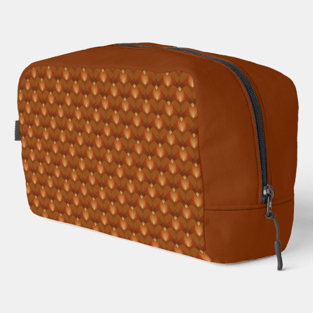 Neceser Patrón retro de Boho en el estilo de los años 70 (Esquina derecha)
