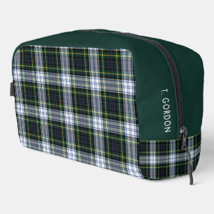 Neceser Patrón verde blanco trenzado personalizado Gordon 