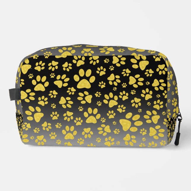 Neceser Patrones metalizado dorados sobre fondo degradado (Anverso)