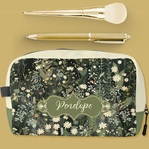 Neceser Penelope Dark Daisy Floral