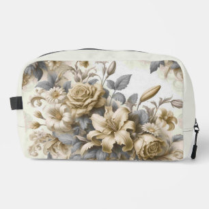 Neceser Perfección floral amarilla antigüa