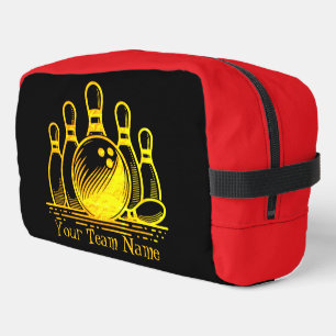 Neceser Personalizable Golden Bowling Team Art
