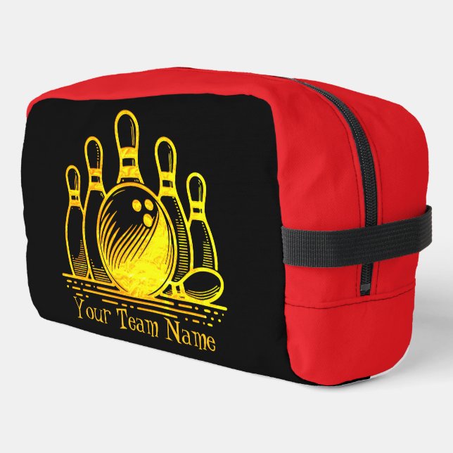 Neceser Personalizable Golden Bowling Team Art (Esquina izquierda)