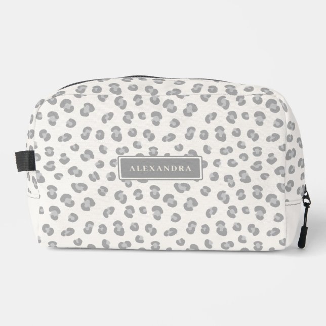 Neceser Personalizado el Leopardo de la Nieve Moderno (Anverso)