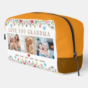 Neceser Personalizado Floral Texto Familia Monograma Kit d