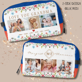 Neceser Personalizado Floral Texto Familia Monograma Kit d