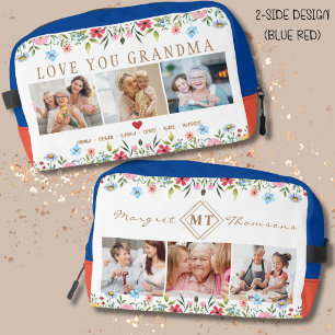 Neceser Personalizado Floral Texto Familia Monograma Kit d