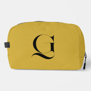 Neceser Personalizado Monograma Único Metálico Dorado