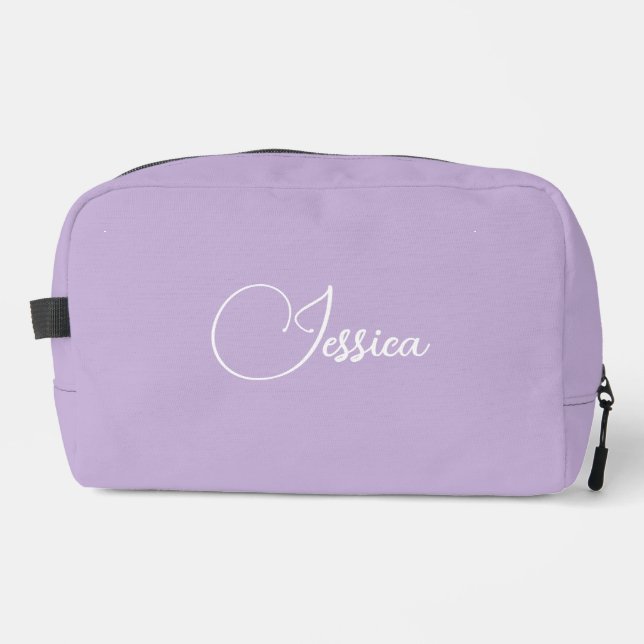 Neceser Personalizado morado (Anverso)