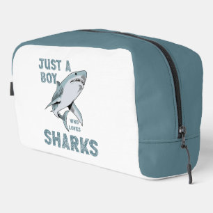 Neceser Personalizado Sólo un chico que ama a Shark Shark 