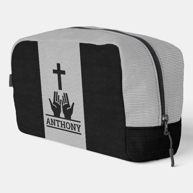 Neceser Personalized Christian Men's Toiletry Bag (Esquina derecha)