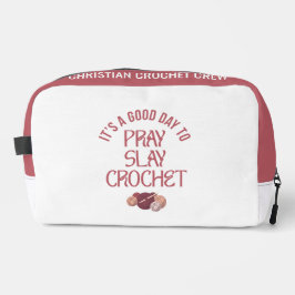 Neceser Personalized GOOD DAY TO PRAY SLAY CROCHET