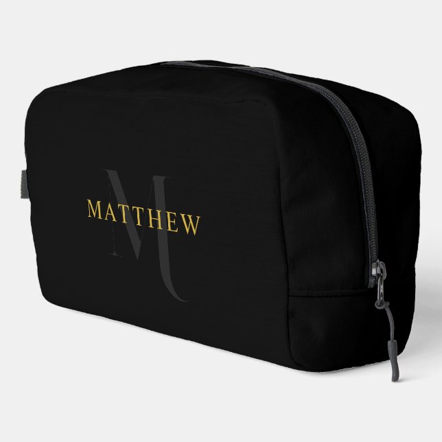 Neceser Personalized Monogram Dopp Kit With Custom Name (Esquina derecha)