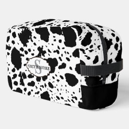 Neceser Piel de vaca rústico de cabinas Imprimir Cosy Farm