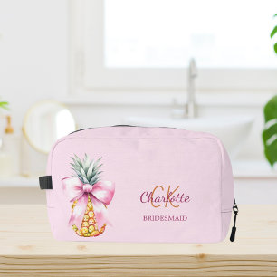 Neceser Piña rosa de arco piña verano tropical dama de hon