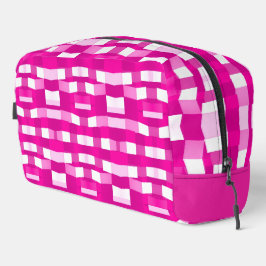 Neceser Pink Magenta Modern Geometric Block Art