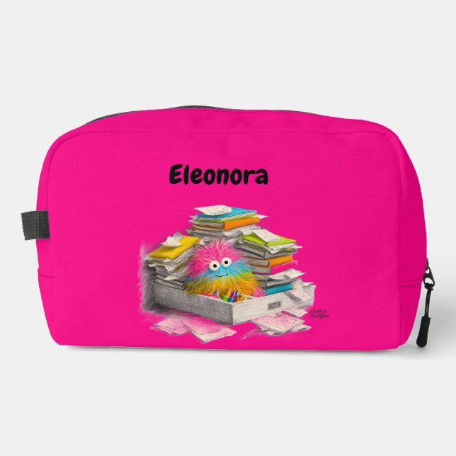 Neceser Pink the Scribble Crayon Monster (Anverso)