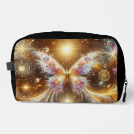 Neceser Pink Vibrant Celestial Butterfly
