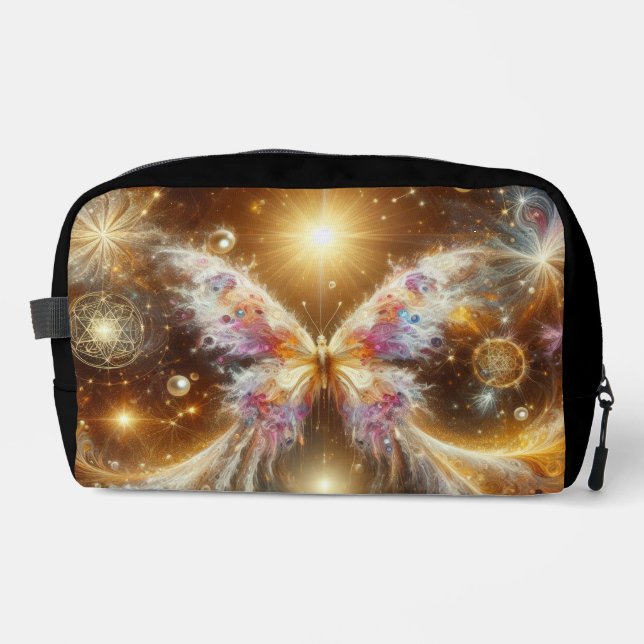 Neceser Pink Vibrant Celestial Butterfly (Anverso)