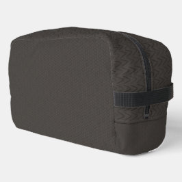 Neceser Pinstripe de carbón cálido de lujo