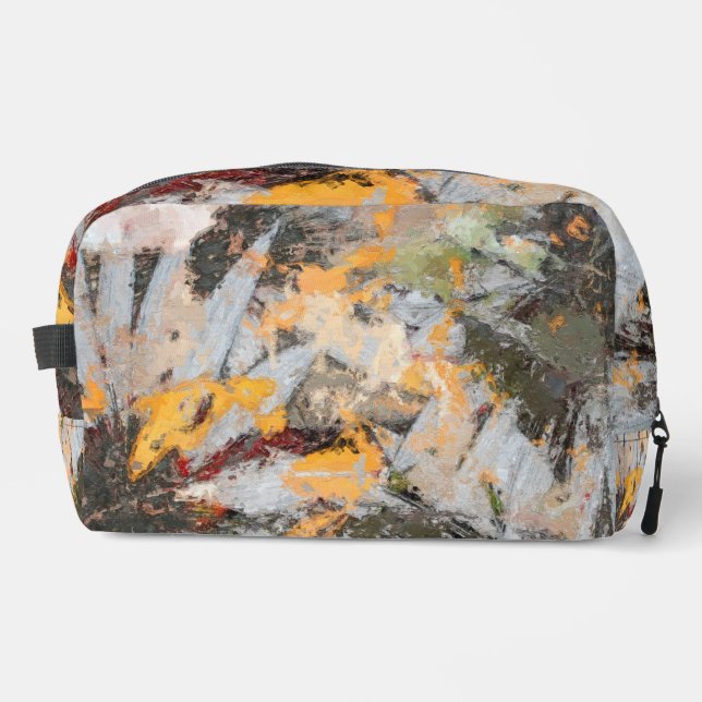 Neceser Pintura artística de flores de otoño (Anverso)