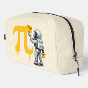 Neceser Pintura de astronauta personalizada símbolo Pi Día