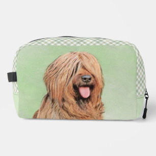 Neceser Pintura de Briard con superposición negra rojiza A