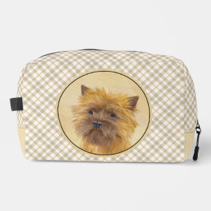 Neceser Pintura de Cairn Terrier Lindo Arte Original de Pe