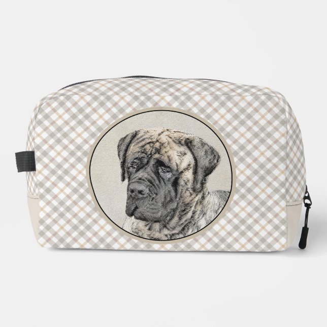 Neceser Pintura de escarabajo inglesa Brindle Original Dog (Anverso)