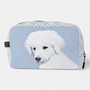 Neceser Pintura de Kuvasz Húngaro Arte de Perro Original L