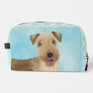 Neceser Pintura de Lakeland Terrier Arte de Perro Original