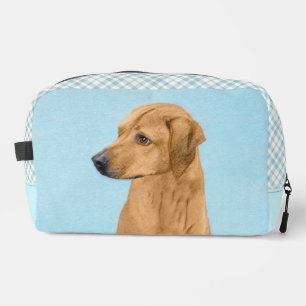 Neceser Pintura de Rhodesian Ridgeback Perro Trigo Rojo Ar