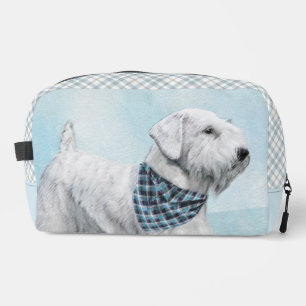 Neceser Pintura de Sealyham Terrier Cute Arte Original Per
