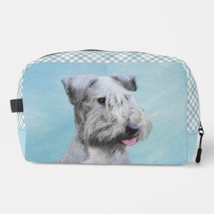 Neceser Pintura de Terrier Checo Arte Original de Mascota