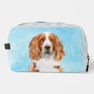 Neceser Pintura del Welsh Springer Spaniel Arte Original d
