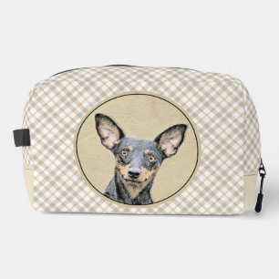 Neceser Pintura en miniatura de Pinscher Cute arte origina