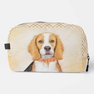 Neceser Pintura inglesa Beagle Tri Tricolor Arte de perro