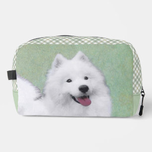 Neceser Pintura Samoyed Blanco Cute Original Mascota Perro
