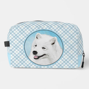 Neceser Pintura Samoyed Blanco Cute Original Mascota Perro