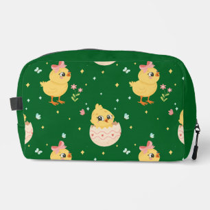 Neceser Pollito de Pascua lindo con patrón sin fisuras de 