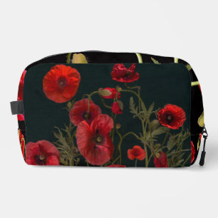 Neceser Poppies rojos en negro