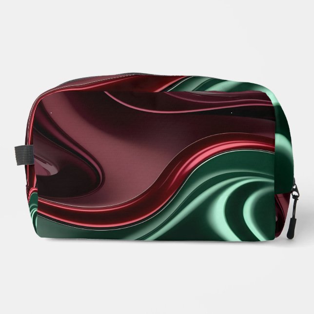 Neceser Print cut sew bag in stylish graphic