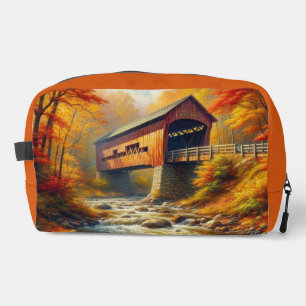 Neceser puente clásico cubierto de otoño